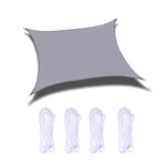 Outdoor Garden Sunshade Sail Waterproof Anti-UV Canopy, Size: 3m x 6m, 3m x 6m
