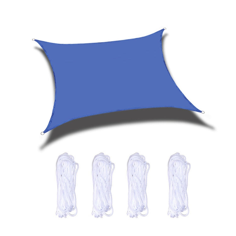 Outdoor Garden Sunshade Sail Waterproof Anti-UV Canopy, Size: 4m x 4m, 4m x 4m