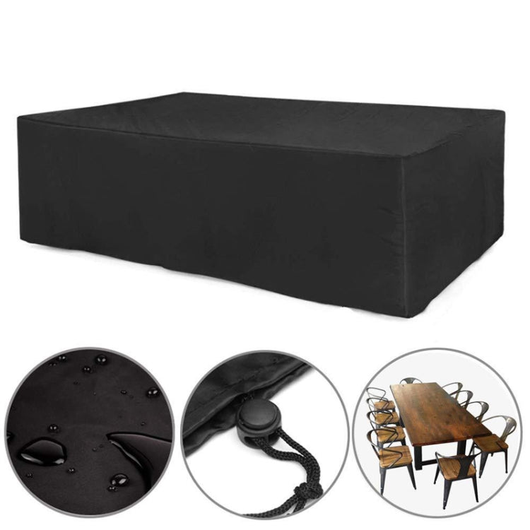 Outdoor Oxford Cloth Furniture Cover Garden Dustproof Waterproof And UV-Proof Table And Chair Protective Cover, 242x162x100cm, 308x138x89cm, 213x132x74cm, 180x120x74cm, 126x126x74cm, 123x61x72cm, 115x115x74cm, 315x160x74cm, 230x165x80cm, 210x140x80cm  ...