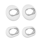 2 Sets Bluetooth Earphone Silicone Earplug Caps For Samsung Galaxy Buds Live, Black-2 Pairs, Red-2 Pairs, Brown-2 Pairs, White-2 Pairs