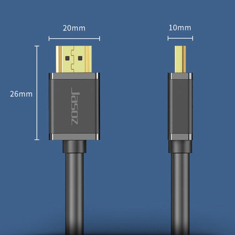 Jasoz 4K HDMI High-Definition Projector Cable Computer Video Cable Oxygen-Free Copper Core, Cable Length:, 8m, 10m, 15m, 20m