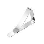 30 PCS Stainless Steel Tablecloth Clip Triangle Table Clamp Picnic Flexible Clip, 30 PCS(Classic ), 30 PCS (Wave)