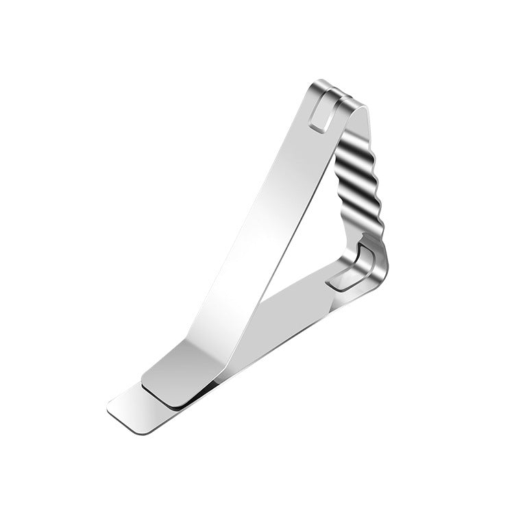 30 PCS Stainless Steel Tablecloth Clip Triangle Table Clamp Picnic Flexible Clip, 30 PCS(Classic ), 30 PCS (Wave)