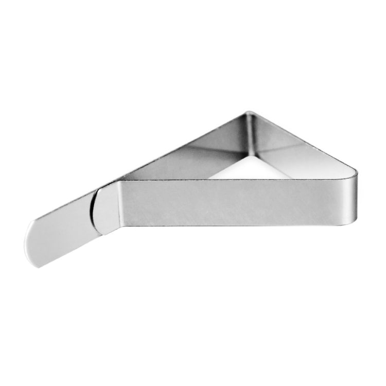30 PCS Stainless Steel Tablecloth Clip Triangle Table Clamp Picnic Flexible Clip, 30 PCS(Classic ), 30 PCS (Wave)