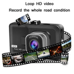 3.0 Inch HD 1080P Wide-Angle Driving Recorder With Reversing Image Specification：, Normal Definition Single Record（Black）