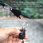 CF-150 Outdoor Camping Pulley Adjustment Rope Buckle for Tent Canopy Windproof Rope Stop Buckle