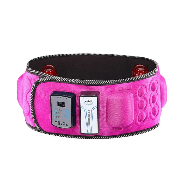 Belt Lazy Fat Removal Machine Vibration Pushing Machine, US Plug, Charging  Version (Pink), Charging  Version (Red), Plug-in Version (Blue), Plug-in Version (Pink), Plug-in Version (Red)