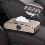 Car Clock Tissue Box Multi-Function Vehicle Instrument Table Paper Towel Box, Style:, Clock+Parking Card (Green), Clock+Parking Card (Ivory), Clock+Parking Card (Agate), Clock+Parking Card (Black), Clock+Parking Card (Gray)                             ...