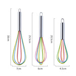 10 PCS Silicone Egg Beater Home Egg Mixer Kitchen Gadgets Cream Baking Tools, 12 inch Colorful, 10 inch Colorful, 8 inch Colorful, 12 inch Black, 10 inch Black, 8 inch Black, 12 inch Blue, 10 inch Blue, 8 inch Blue, 12 inch Red, 10 inch Red, 8 inch Red...