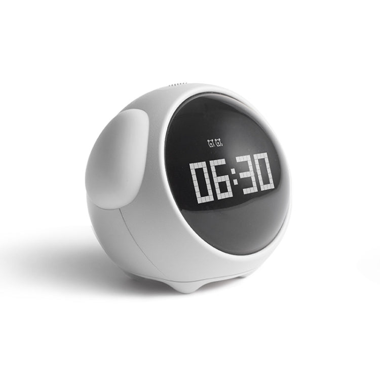 Cartoon Cmart Alarm Clock For Children Bedroom Bedside LED Lamp Charging Electronic Digital Clock, White (Foundation), Pink (Foundation), White (Expression Version), Pink (Expression Version)