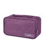 Travel Waterproof Storage Bag Underwear Storage Finishing Bag, Black, Gray, Violet, Wine Red, Sky Blue, Navy