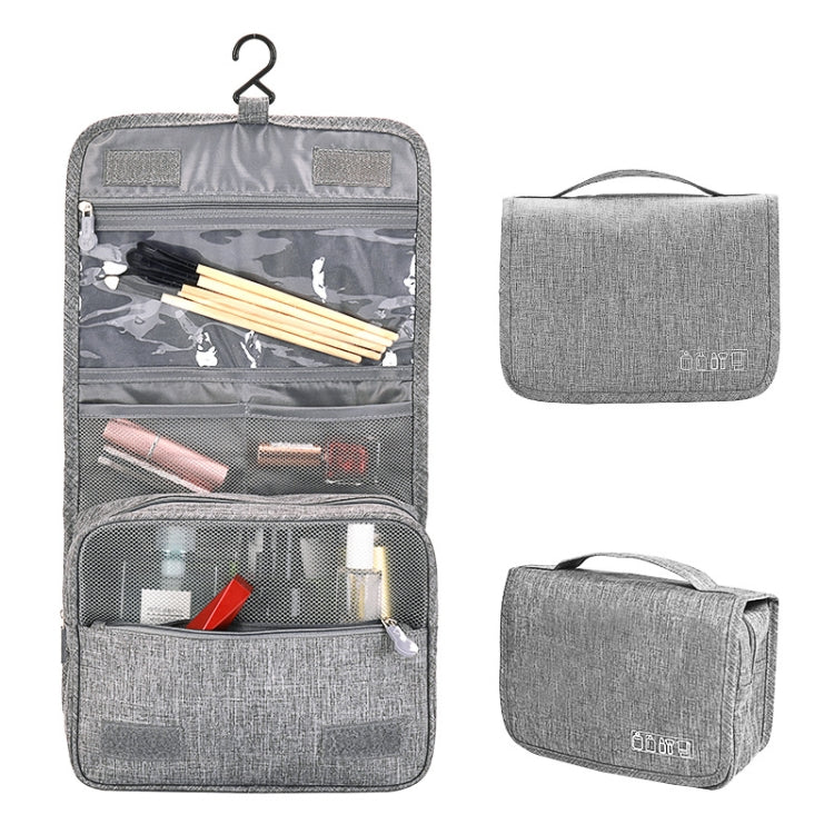 Travel Waterproof Wash Bag Portable Dust-Proof Storage Bag Hanging Cosmetic Bag, Purple, Black, Grey, Wine Red, Sky Blue, Navy