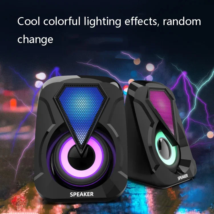 USB Wired Computer Speaker Home Desktop Game Audio, 1053