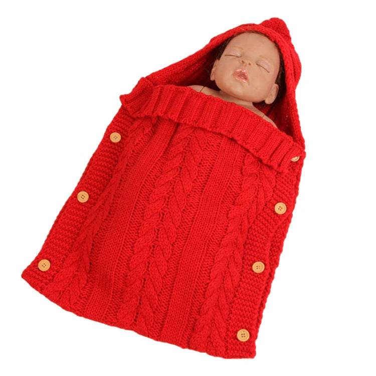 Zzsd0002 Autumn / Winter Baby Knitted Woolen Button Sleeping Bag Photography Blanket Stroller Sleeping Bag, Zzsd0002 Dark Gray, Zzsd0002 Black, Zzsd0002 Beige, Zzsd0002 Sapphire, Zzsd0002 Cream White, Zzsd0002 Big Red