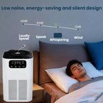 Desktop Aromatherapy Diffuser Negative Ion Odor Formaldehyde Removal Air Purifier, US Plug
