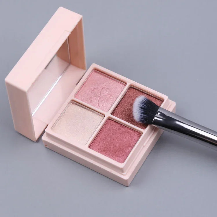 4 In 1 Black Pebbles Makeup Brush Set Eyeshadow Brush Foundation Brush Portable Makeup Brush,Style:, Bare Brush