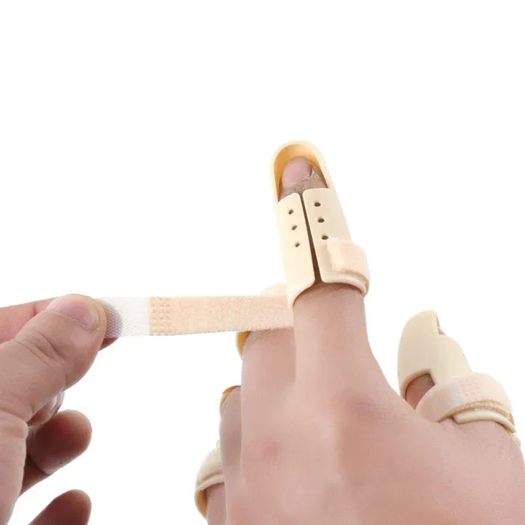4 PCS Finger Splint Brace Adjustable Finger Support Protector For Fingers Arthritis Joint Finger Injury, No. 0: 38-42mm, No. 1: 42-48mm, No. 2: 48-52mm, No. 3: 52-55mm, No. 4: 55-60mm, No. 5: 60-65mm