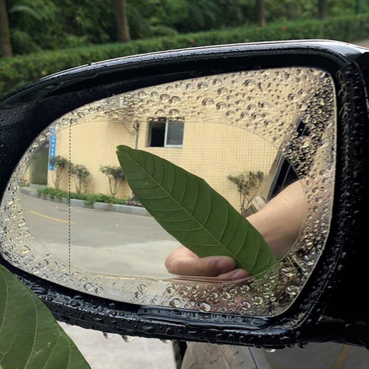 2pcs /Set Rainproof Anti-Fog And Anti-Reflective Film For Car Rearview Mirror, Round 80mm, Round 95mm, Round 100mm, Ellipse 100X145mm, Ellipse 100x150mm, Ellipse 95x135mm