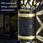 HP-2106 80LM 2 LED Outdoor Solar Automatic Light Sensor Wall Light Garden LED Wall Light, White Light, Warm Light, Colorful Light