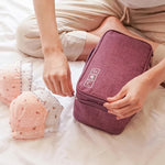 Bra Underwear Drawer Organizers Travel Storage Dividers Socks Briefs Cloth Case Clothing Wardrobe Box Bag