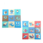 9pcs / Set Splicing Mobilization EVA Marine Foam Mats Children Educational Toys Puzzle Anti-skid And Anti-fall Crawling Mat