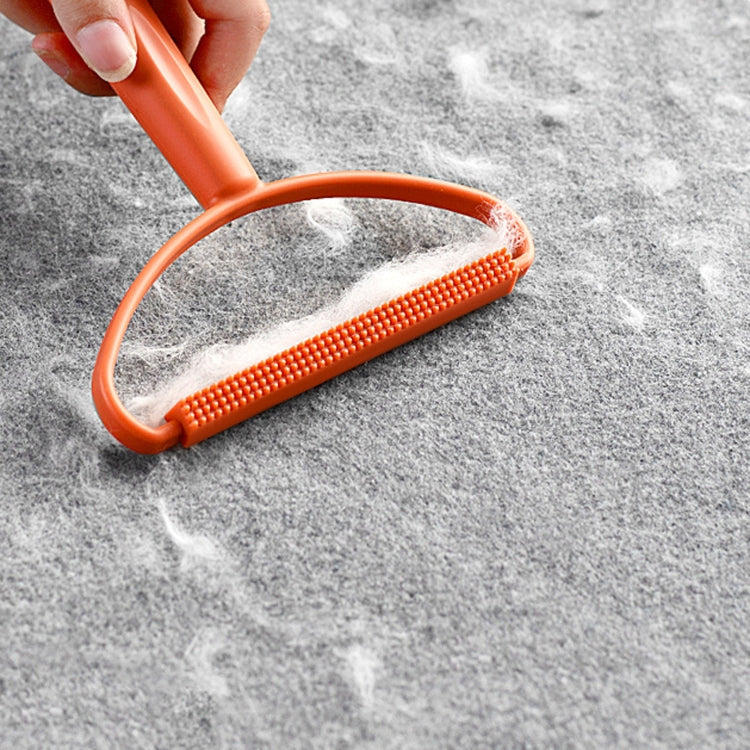 Hair Sticking Ball-Removing Brush Winter Clothing Woolen Coat Manual Depilator And Hair Removal Brush, Blue, Orange