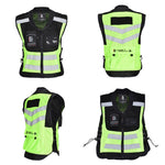 GHOST RACING GR-Y06 Motorcycle Riding Vest Safety Reflective Vest, M, L, XL, XXL, XXXL