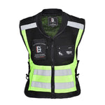 GHOST RACING GR-Y06 Motorcycle Riding Vest Safety Reflective Vest, M, L, XL, XXL, XXXL