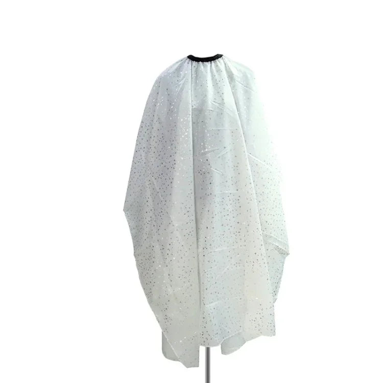 Fashion Shawl For Hair Salon With Hair Dye And Haircut, Black, White