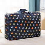 Oxford Cloth Quilt Moisture-Proof & Waterproof Storage Bag Zipper Portable Moving Luggage Bag, 70x50x30cm
