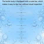 Hair Dyeing Hair Care Dry Cleaning Bottle Squeeze Transparent Rinse Scale Bottle Hairdressing Tools, Black, Blue, Pink