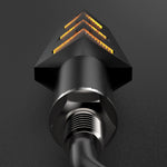 1 Pair VS6-6 Motorcycle LED Steering Tail Lamp 12V Flow Water Light Turn Lamp, VS6-6