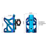 SMCP5456 Motorcycle Drink Holder Bicycle Cup Rack Kettle Frame Modified Accessories, With Pipe Clamp (Black)