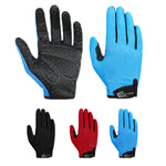 WEST BIKING YP0211223 Full-Finger Gloves For Cycling Shock Absorption Non-Slip Touch Screen Gloves, M, XL, L