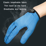 WEST BIKING YP0211223 Full-Finger Gloves For Cycling Shock Absorption Non-Slip Touch Screen Gloves, M, XL, L