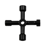 Elevator Water Meter Valve Cross Key Inner Triangle Wrench, Style: A Black, A Black, A Blue, B Silver, D Silver Center Six-side/Square Hole, E Silver, F Silver, D Silver Center Double-sided Square Hole