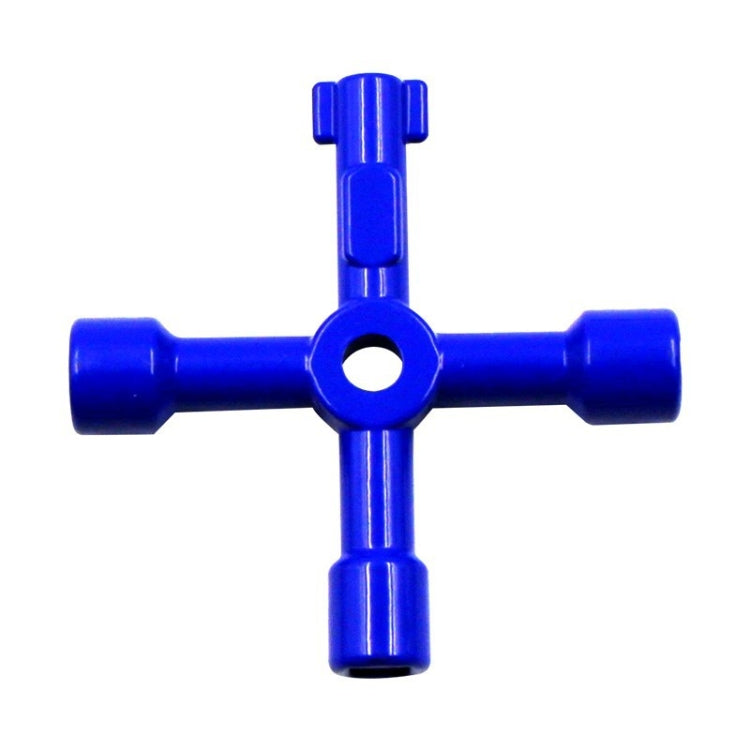Elevator Water Meter Valve Cross Key Inner Triangle Wrench, Style: A Black, A Black, A Blue, B Silver, D Silver Center Six-side/Square Hole, E Silver, F Silver, D Silver Center Double-sided Square Hole