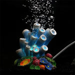 Aquarium Landscaping Oxygen-Enriching Decorative Air Stone Artificial Coral Ornaments, Artificial Coral Ornaments