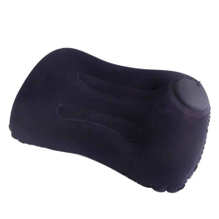 Travel Inflatable Press U-Shaped Neck Guard Pillow, Flocked U009-01（Peacock Green ）, Flocked U009-03（Light Gray）, Flocked U009-04（Medium Blue）, Flocked U009-02（Rose Red）, Flocked U009-05（Dark Blue）, Flocked U009-060（Sky Blue）, Flocked U009-070（Orange）