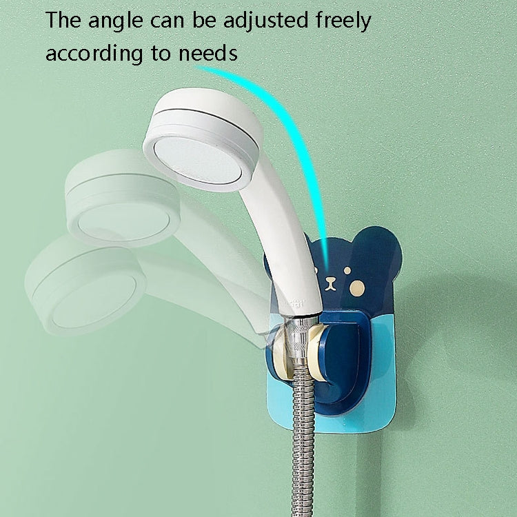 LY006 Cartoon Shower Bracket Universal Adjustment Bathroom Shower Head Fixed Base, Orange, Blue, Green