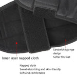 Yoga Stretch Trainer Rehabilitation Correction Belt Foot Drop Stretcher, Oxford Black