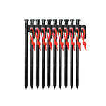 Outdoor Camping Windproof Fixed Canopy Ground Nails, 4 PCS 20cm, 6 PCS 20cm, 8 PCS 20cm, 10 PCS 20cm, 4 PCS 25cm, 6 PCS 25cm, 8 PCS 25cm, 10 PCS 25cm, 4 PCS 30cm, 6 PCS 30cm, 8 PCS 30cm, 10 PCS 30cm, 4 PCS 40cm, 6 PCS 40cm, 8 PCS 40cm, 10 PCS 40cm