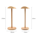 AM-EJZJ001 Desktop Solid Wood Headset Display Stand, Style:, B, C, D, E, F