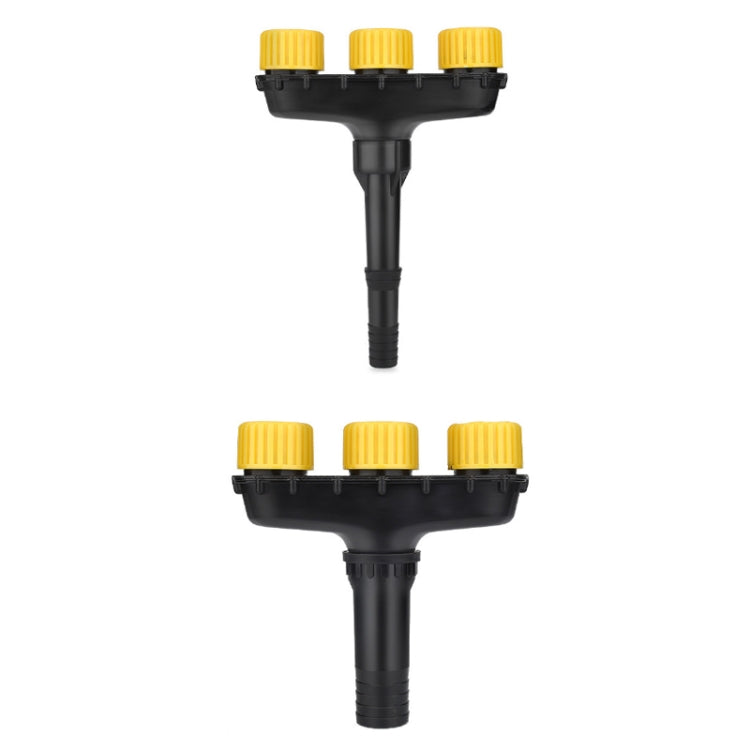 DKSSQ Gardening Multi-Head Watering Sprinkler Nozzle, Specification:, 3 Head with 1 inch/1.2 inch Interface, 3 Head With 1.5 inch Interface, 4 Head With 1 inch/1.2 inch Interface, 4 Head With 1.5 inch Interface, 5 Head With 1 inch/1.2 inch Interface
