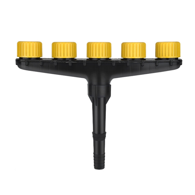DKSSQ Gardening Multi-Head Watering Sprinkler Nozzle, Specification:, 3 Head with 1 inch/1.2 inch Interface, 3 Head With 1.5 inch Interface, 4 Head With 1 inch/1.2 inch Interface, 4 Head With 1.5 inch Interface, 5 Head With 1 inch/1.2 inch Interface