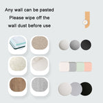 Silent Anti-Collision Silicone Pad For Door Handle, Size: 5cm Round Black, 5cm Round Green, 4.5cm Square Gray, 4.5cm Square Pink, 4.5cm Square Green, 4.5cm Square White, 4.5cm Square Black