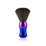 Electroplating Broken Hair Brush Haircut Neck Cleaning Brush, Four-section Gold, Four-section Silver, Four-section Gradient Purple, Round Handle Silver, Round Handle Gold, Round Handle Gradient Yellow, Round Handle Gradient Yellow Purple               ...