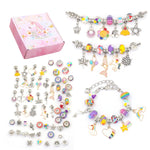 TZ-05 63 In 1 Colorful Crystal Cartoon DIY Jewelry Children Bracelet, 63 In 1(Purple Suit), 63 In 1(Red Suit), 63 In 1(Green Suit), 63 In 1(Color Suit)