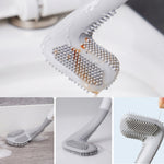 Golf Toilet Brush With Self-Opening And Closing Water-Proof Base, White, Blue, Black, Green
