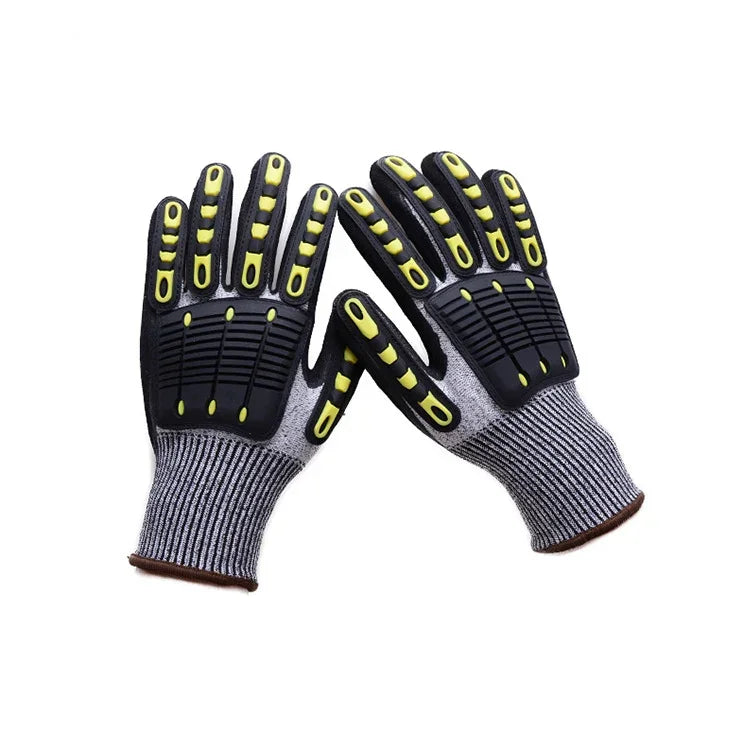 Outdoor Cycling TPR Cut-proof Wear-Resistant Gloves, S, M, L, XL